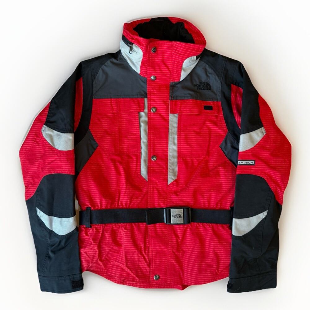 North Facet Steep Tech Jacket Women's Small Red Full Zip Ski Winter Rendezous
